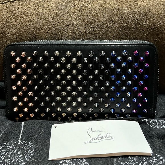 Christian Louboutin Handbags - NWT Christian Louboutin multi color panettone zippy, for live giftaway!!